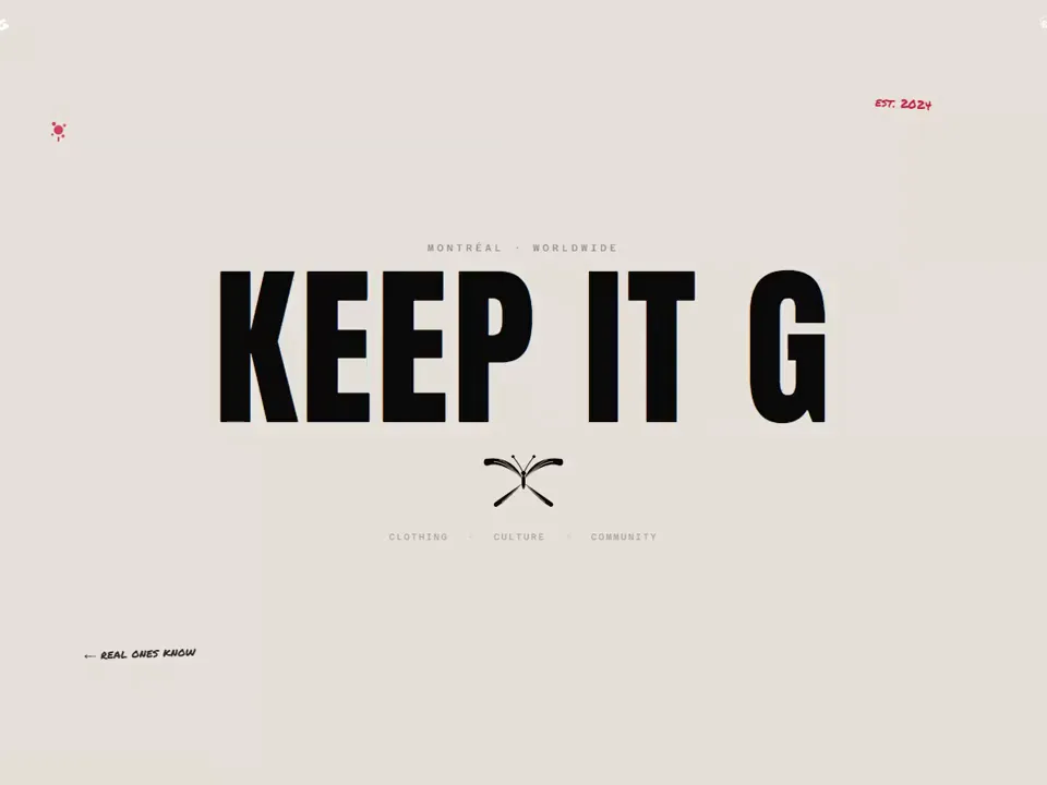 Keep It G — live site